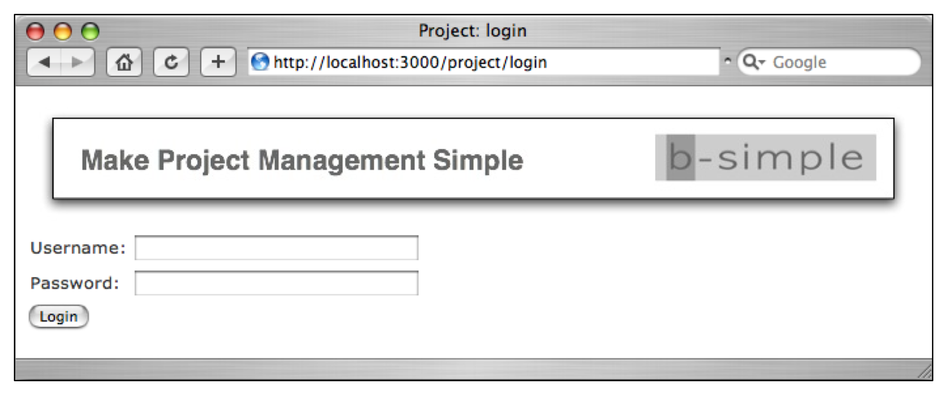 50 3 Hands-on Rails <td>username:</td> <td><%= text_field person, username %> </tr> <tr> <td>password:</td> <td><%= password_field person, password %></td> </tr> </table> <%= submit_tag Login %> <%=