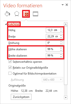 Bildschirmaufzeichnung einfügen in PowerPoint 2013 Seite 5 von 9 Abb.