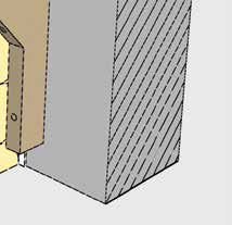 Fenster und Türen Nachträglicher Einbau (zweite wasserführende Ebene) Balkonaustritt bzw. Fensterbank Zweimal mit StoFlexyl beschichten. Hierfür StoFlexyl : mit Zement anmischen und mit ca.
