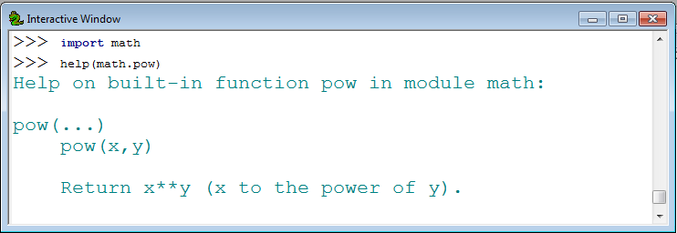 Python Module + Container für weitere Funktionen + Muss importiert werden > import math