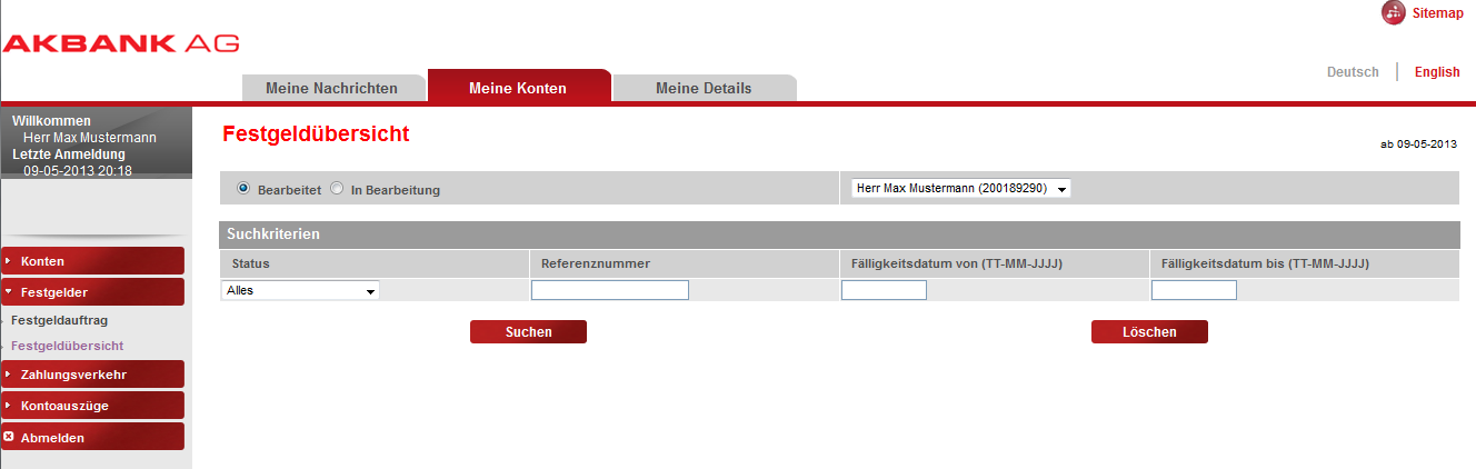 Das System fordert Sie jetzt auf Ihren Auftrag zu bestätigen. Das System fordert jetzt die Eingabe der vierstelligen Transaktions-PIN an.