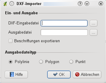 11.4 Dxf2Shape Konverter Plugin Abbildung 11.5: Plugin Getrennter Text 11.
