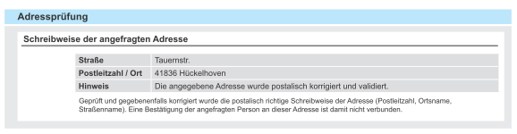 Risikoklasse in der Musterauskunft sowie die Hinweise in Kapitel 3