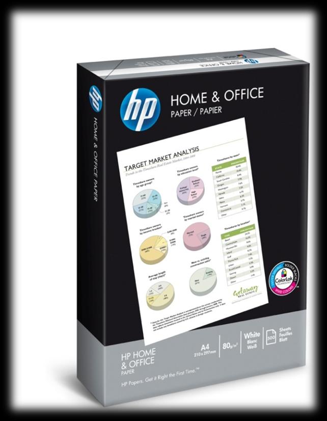 HP Home & Office Vielseitiges Papier für tägliche Druckaufgaben Weißer als herkömmliches Kopierpapier Ideal