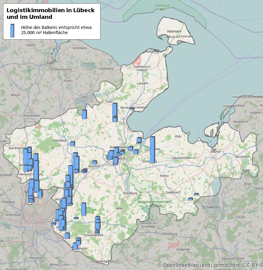 In Lübeck können stetig Ansiedlungserfolge verzeichnet werden, die großen Projekte gehen jedoch ins Umland