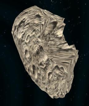 Oberflächenstruktur für Asteroiden (3) 17 Erzeugung von Kratern bei Projektil-Treffern Krater wird durch Vertex-Displacement dargestellt Displacement berechnet sich in Abhängigkeit des Abstandes des