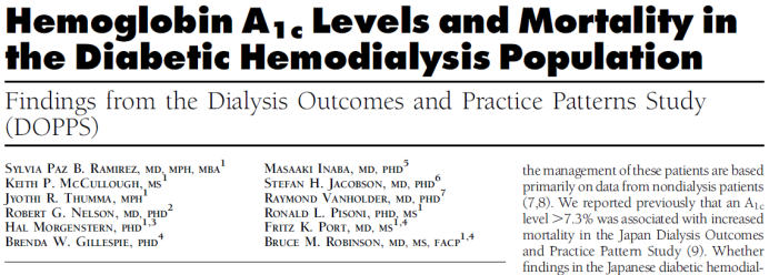 HbA1c und Mortalität bei diabetischen DialysepatientInnen Conclusions Strong association o both a high and low HbA1c with elevated mortality importance o HbA1c measurements