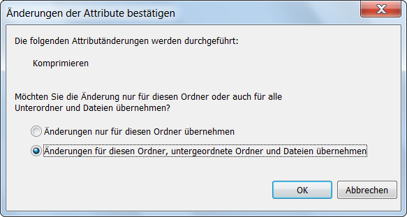 Zu beachten ist allerdings, dass der PC durch das Packen und Entpacken der Dateien etwas langsamer arbeitet.