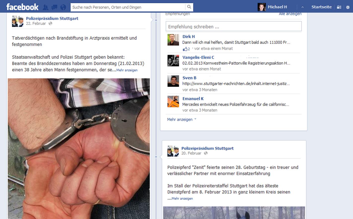 INNENMINISTERIUM Baden-Württemberg 4 Polizei goes facebook, twitter & Co.