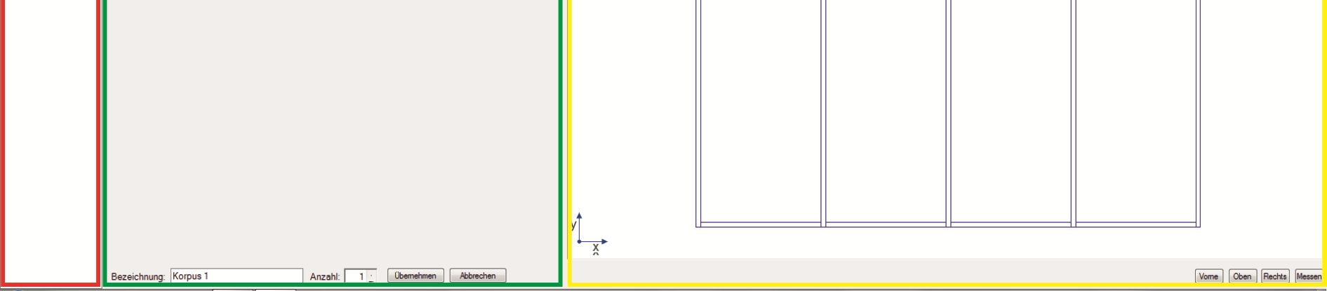 Der Artikelkonfigurator (Korpus aufteilen und bestücken) Der Artikelkonfigurator in Gekko3D [Info:] Im Artikelkonfigurator gestallten Sie Ihre Möbel.