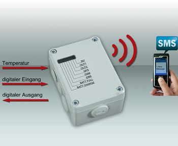 GTP 121 GSM Fernschalt-/Alarmmodul für Alarmanlagen Bedienungsanleitung SMS bei Alarm. SMS wenn Temperatur zu hoch. SMS bei Stromausfall. Überwachung von stationären und beweglichen Objekten.