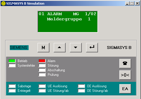 Selbstverständlich ist auch eine Simulation "aus einem Guss", also ohne DLL, möglich, z.b. mit Hilfe einer kompletten C-Anwendung oder der Nachbildung der Bedienung in einer WIN32 Konsolen- Anwendung ("DOS-Box").