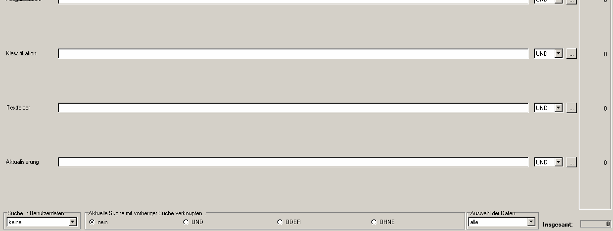 Standardsuchmaske Dokumentnummer Ausgabedatum