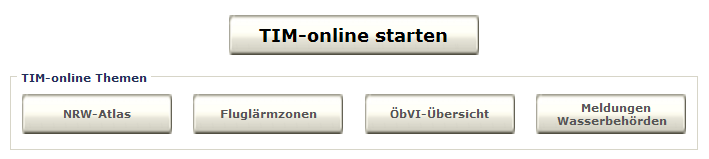 Abb. 2: Schaltflächen zum Start von TIM-online Im Anschluss