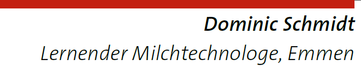 Lehrberufe bei Emmi - Milchtechnologe/Milchtechnologin - Logistiker/-in - Anlageführer/-in - Kauffrau / Kaufmann - Informatiker/-in - Milchpraktiker/-in - Laborant/-in Fachrichtung Biologie -