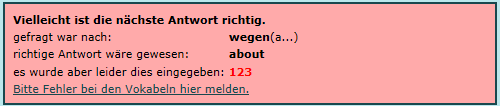 Dann kommt die Statistik: 6.3.