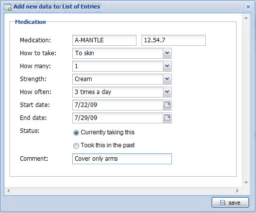 OTM basierte Generierung von Eingabeformularen für archetypbasierte Daten Archetypen Widget-Set Template Builder generiert Operational Template Model Form