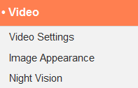 IV-2. Video Das Menü "Video" besteht aus drei Kategorien für die Konfiguration von Videoeinstellungen der Netzwerkkamera.