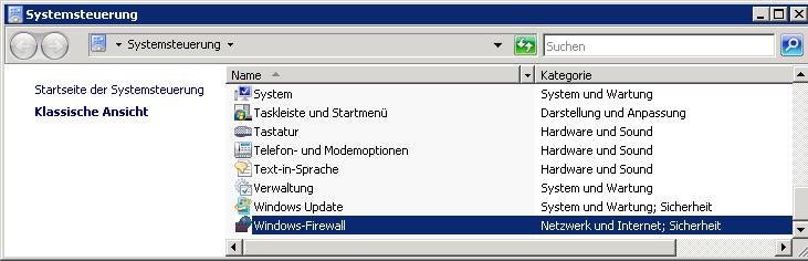 Abbildung 5.4.14: Auswahl der Datei fbserver.exe 8. Übernehmen Sie die Änderungen im Dialog Programm hinzufügen mit OK. 9. Übernehmen Sie die Änderungen im Dialog Windows Firewalleinstellungen mit OK.