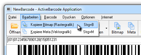 OpenOffice Barcode Grafiken in Dokumenten So fügen Sie einen Barcode als Grafik in ein OpenOffice Dokument ein Starten Sie die ActiveBarcode Application und erstellen Sie den Barcode entprechend