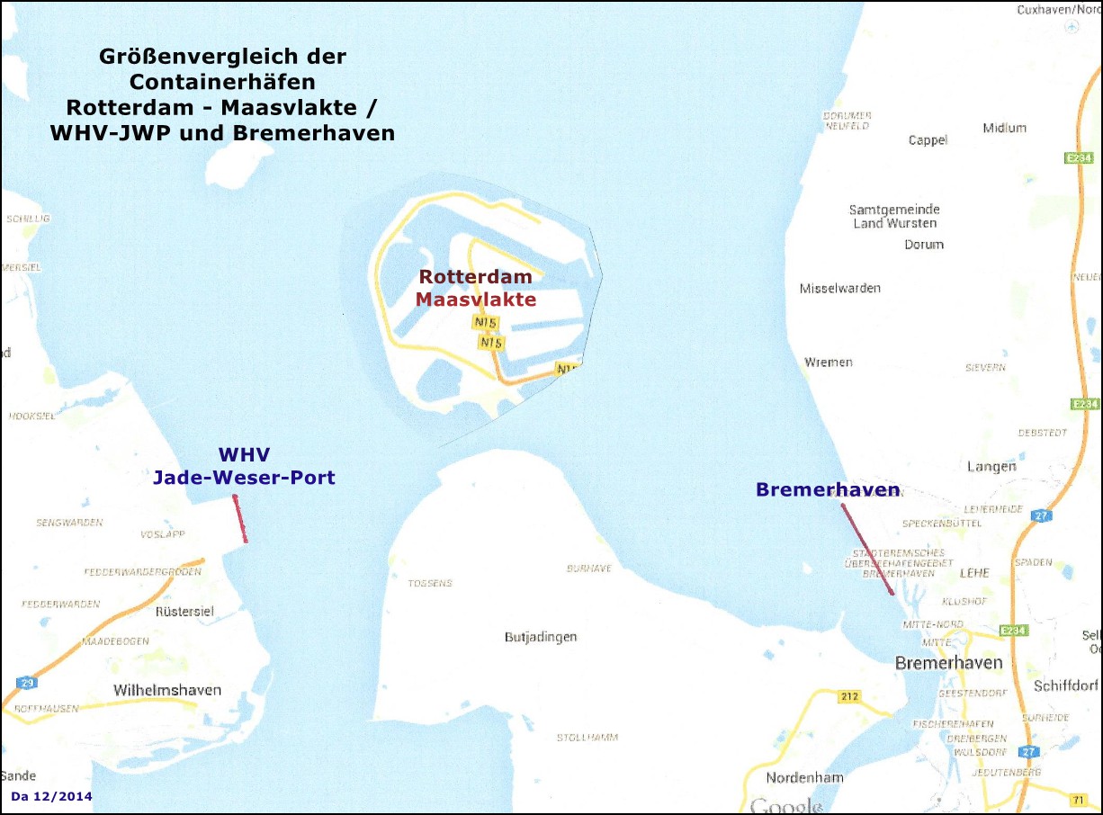 Der Hafen wird ständig erweitert. Der jüngste Bereich ist die Maasvlakte 2.