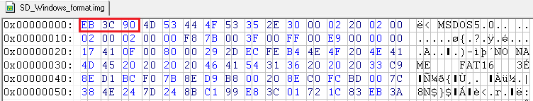 File Allocation Table 22.06.10 11 von 34 4.3 Beispiel 2 Windows (FAT16) Die folgende Tabelle zeigt den Boot-Sektor einer SD-Karte, welche mit Windows Vista formatiert wurde.