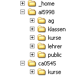 10.3. Laufwerke Aufruf des Explorers mit (Windowstaste) + e (Explorer) Hintergrund Privates Verzeichnis, auf das niemand sonst zugreifen kann Zusammenfassung aller Laufwerke Name des Computers