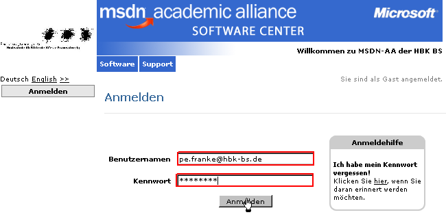 Kapitel 5. PWA Persönlicher Web Assistent 29 nutzt wird. Sie benötigen für den Download der Software einen MSDN-Account.