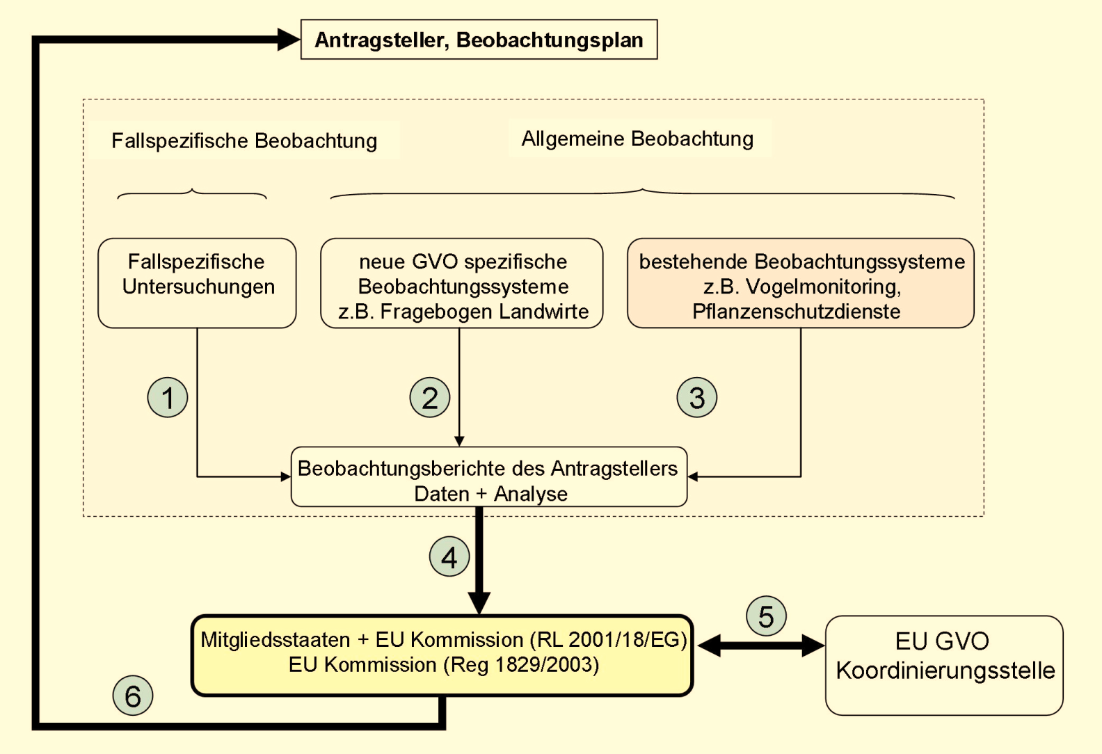 Abb. 1: Zusammenspiel zwischen Antragsteller und Institutionen des Risikomanagements.