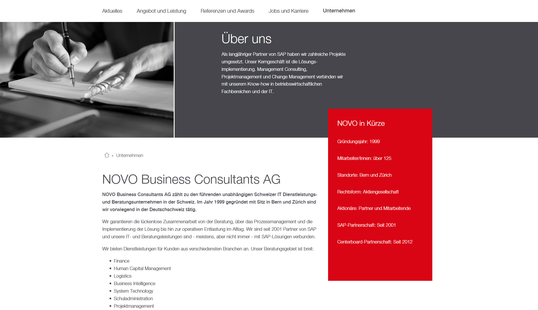NOVO Business Consultants AG 2015