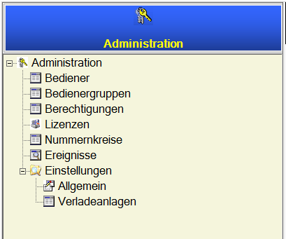 2.8 Administrierung Die Administrierung umfasst folgende Funktionalitäten: Optionale Bediener-, Bedienergruppen- und Berechtigungsverwaltung. Verwaltung der Software-Lizenzen.