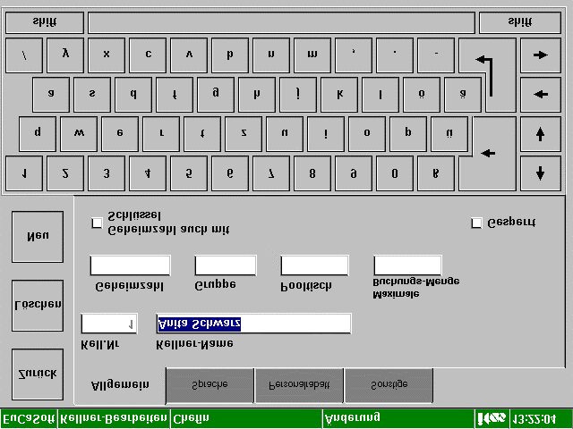 9HUlQGHUXQJHQYRQ.HOOQHUGDWHQ Sie befinden sich im Dialogfenster.HOOQHU%HDUEHLWHQ mit allen seinen Daten.