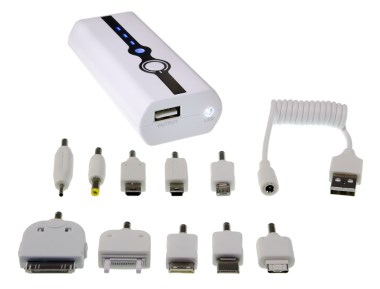 MP-5200 Sehr kompakte Bauform Eingebautes Micro-USB Kabel für direkten Geräteanschluss mit 1500mA Aufladbarer Li-Ionen Akku 5200mAh (3,7V) / 19,24Wh 5V 1000mA (eingebautes Kabel) USB 5V 1500mA