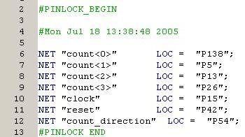 1 Textuelle Eingabe Klicken Sie im Fenster Sources for: Implementation mit der rechten Maustaste auf xc3s200-5tq256 New Source klicken.