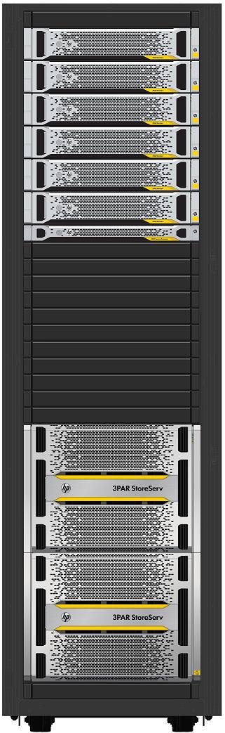 SLA-optimiert: HP 3PAR StoreServ Storage SLA Wenn es auf die Zeit ankommt: Optimierte Lösungen Integriert in ConvergedSystems (CS700/500), CloudSystem und HP Helion Wenn es auf den Preis ankommt