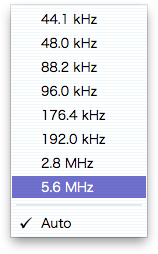 Wiedergabe über AudioGate (Mac OS) native DSD-Wiedergabe über Core Audio 11 Installieren Sie AudioGate mithilfe des AudioGate- und DS-DAC-Installationsprogramms (siehe auch Treiberinstallation auf