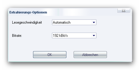 Die Funktionen 2. Ausgabeformat wählen: Hier entscheiden Sie, welche Art von Datei Sie erstellen möchten (MP3, WAV, WMA).