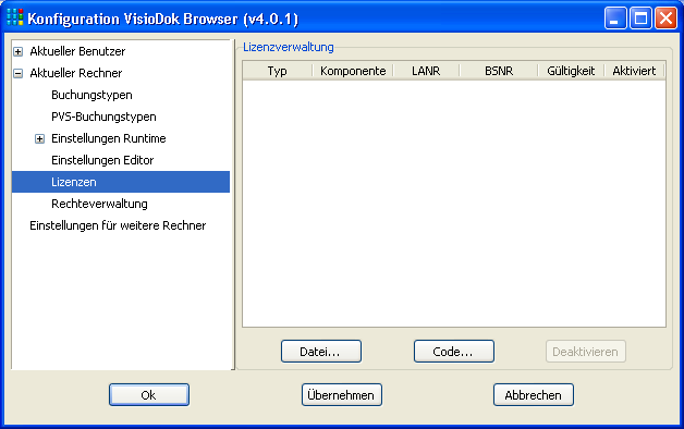 3.1.2 Externes Programm VisioPush (Melos) Hinweis: Die Einrichtung der VisioPush-Schnittstelle ist für die ausschließliche Verwendung von VisioDok nicht notwendig.