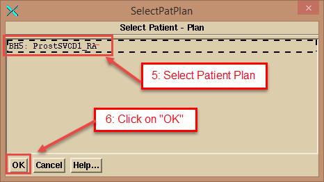 Dosimetry Check Bedienungsanleitung, Seite 6 von 39 Das Programm erstellt ein Verzeichnis (Datei) in seinem Patientenverzeichnis, wobei der Verzeichnisname aus dem Patientennamen aus der Dicom RT