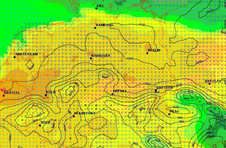 GIS in der Meteorologie am Beispiel eines Atmosphärenmodells (METRAS
