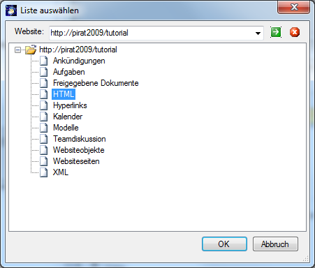 2.3. Webseitenexport in SharePoint speichern Abb.