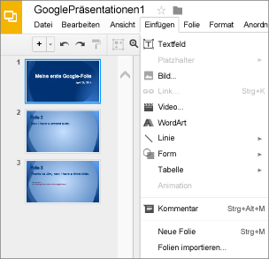 Features, die Sie in PowerPoint Online vielleicht suchen In der folgenden Tabelle finden Sie einige der häufiger verwendeten Tools und Befehle in PowerPoint Online.