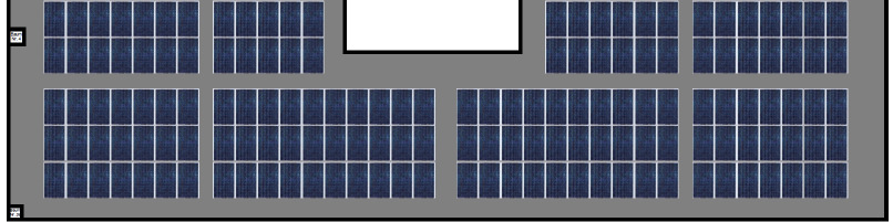 Plus-Energie-Haus KT 137 PV-Anlage - Photovoltaik 39,5 KwP - leicht geneigt (10%) ausgelegt für