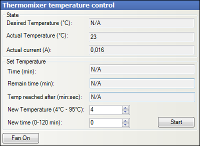 138 epblue Settings - Komponenten prüfen und Grundeinstellungen vornehmen 12.7.1 Mischfunktion des Eppendorf ThermoMixer Moduls prüfen Abb. 12-6: Funktion Mixer Control Thermomixer Abb.