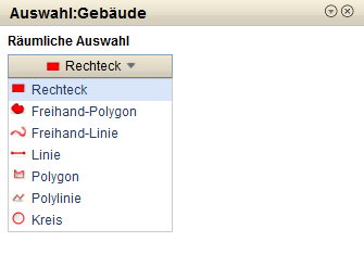 Excel Export Beim Auswählen dieses Menüpunktes erscheint folgendes Fenster in der Mitte des Bildschirms: Durch bestätigen dieses Fensters wird eine Exceldatei mit allen Attributen der Features, die