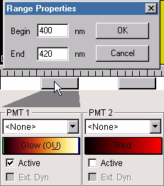 hexqjhq]xdxvjhzlkowhq3ur]hvvhq Klicken Sie af eine Farbzordnngstabelle nd af «OK». Bei der ersten Bildafnahme empfiehlt es sich, mit der Farbzordngstabelle «Glow(O&U)» z arbeiten.