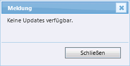 Sollte eine neuere Version als die derzeit Installierte zur Verfügung stehen, startet man durch den Knopf Update die Updateroutine und es erscheint das folgende Fenster.