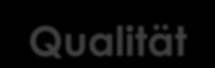 Definitionen - Qualität Um Qualität zu greifen sind 2 Ebenen notwendig: Merkmale (ISO 9000-2005) Gesamtheit von Eigenschaften (ISO 9004/8402)