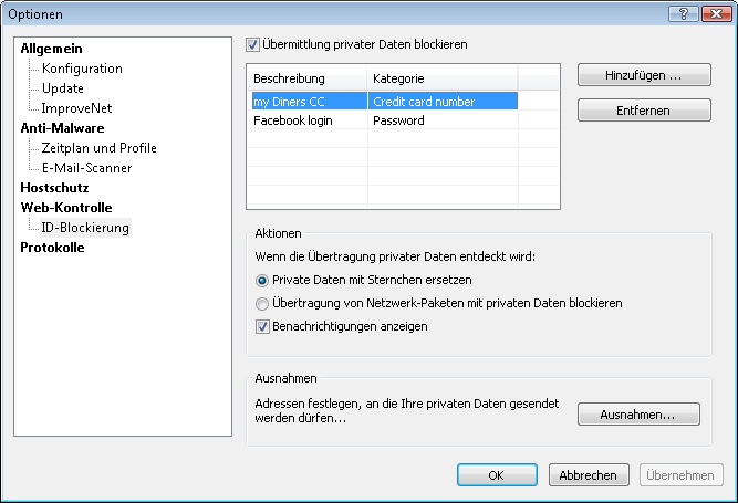 Outpost Antivirus Pro 2009 Datenblatt Seite 5 [DE] Datenschutz und Internetsicherheit Einschränkung des Zugriffs auf unsere Websites Outpost kann den Zugriff auf potenziell gefährliche oder