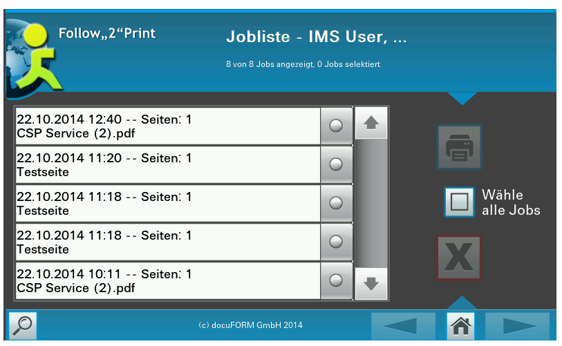 MPS Follow2Print + Accounting Bei der Follow2Print Software handelt es sich um ein eigenständiges Modul zur automatisierten und gesicherten Druckausgabe/Umleitung auf beliebige Drucksysteme an denen